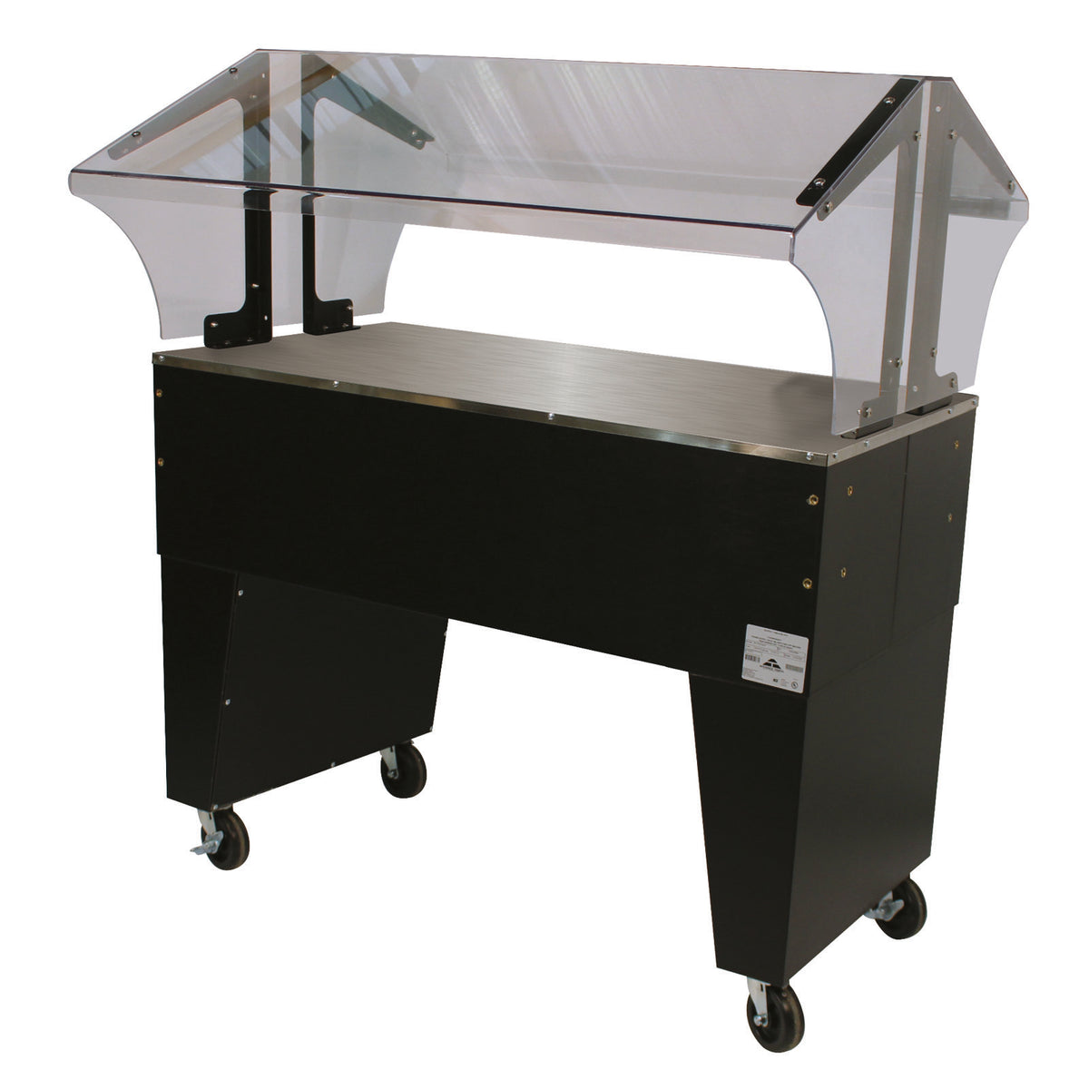 Advance Tabco B3-STU-B 47" Portable Solid Top Buffet Table with Open Base