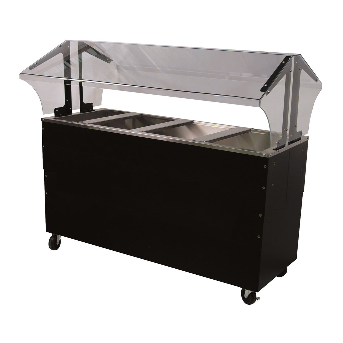 Advance Tabco B4-CPU-B-SB 62" Ice Cooled Portable Food Buffet Table with Enclosed Base, (4) Pan