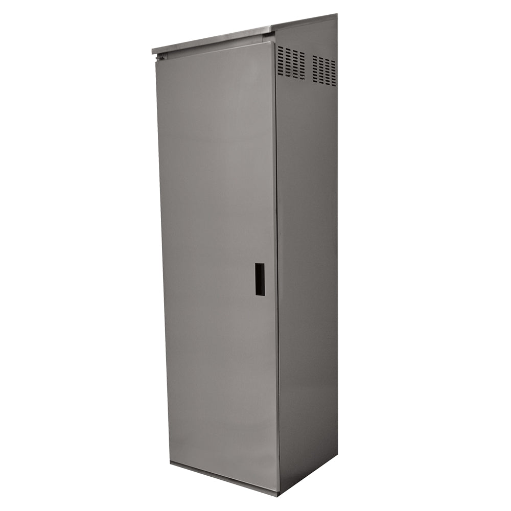 Advance Tabco CAB-1 Single Left Hinged Door Standing Cabinet w/ 8/430 Series Stainless Steel