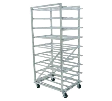 Advance Tabco CR10-162M Full Size Aluminum Mobile Can Rack w/ 162 Cans Size #10 or 216 Cans Size #5 Capacity