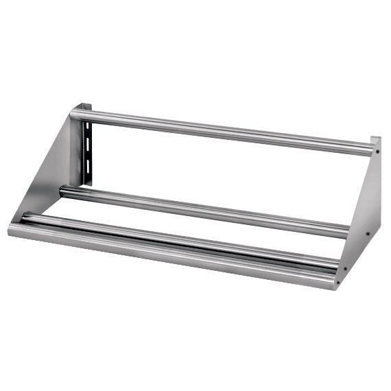 Advance Tabco DT-6R-24 82" Stainless Steel Tubular Wall Mounted Sorting Shelf w/ 4 Dish Racks