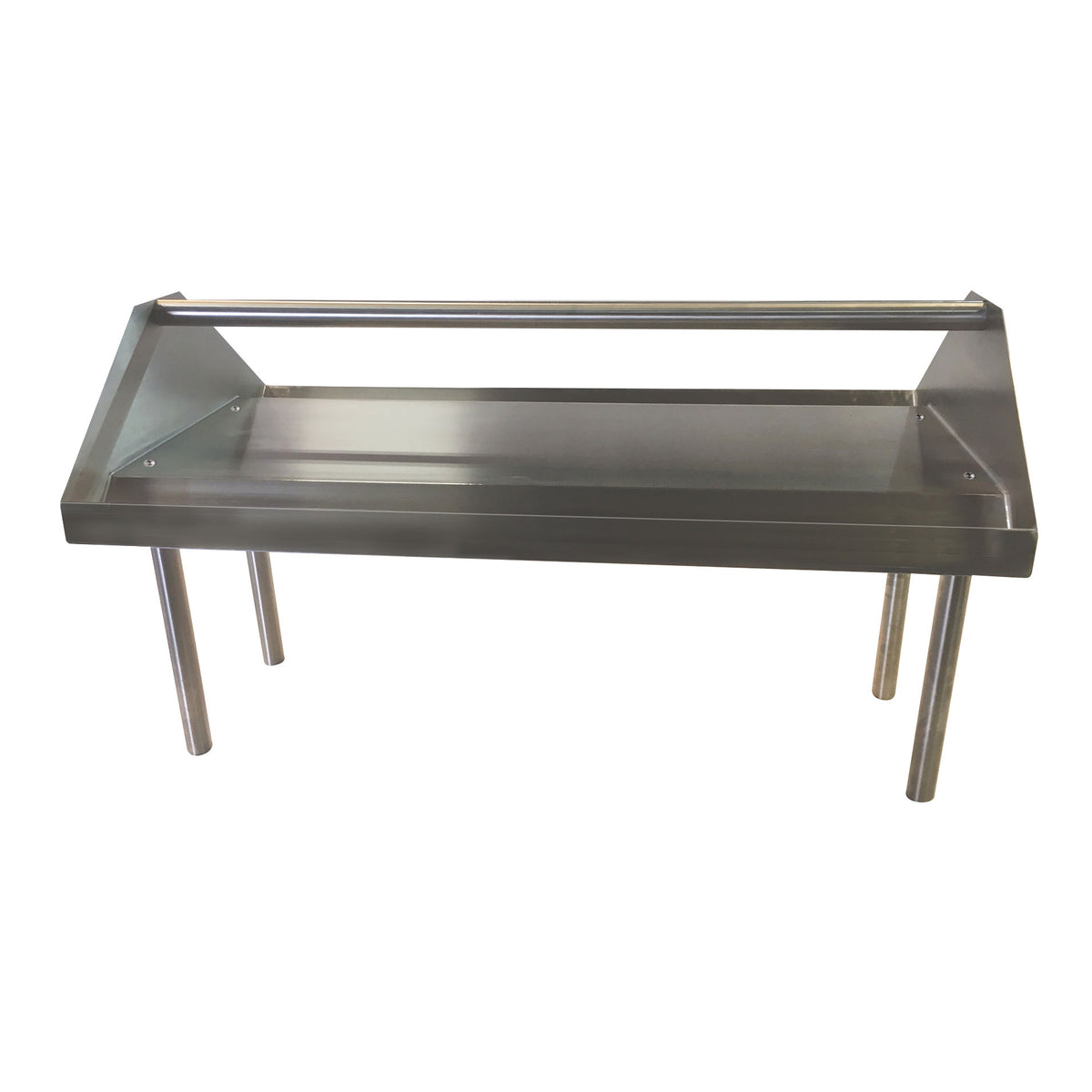 Advance Tabco DTA-79S Double Sided Slant Solid Base Rack Table Mounted Sorting Shelf