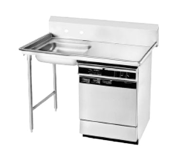 Advance Tabco DTU-U60-60L Undercounter Soiled Dishtable w/ Sink On Left, 10-1/2" Backsplash