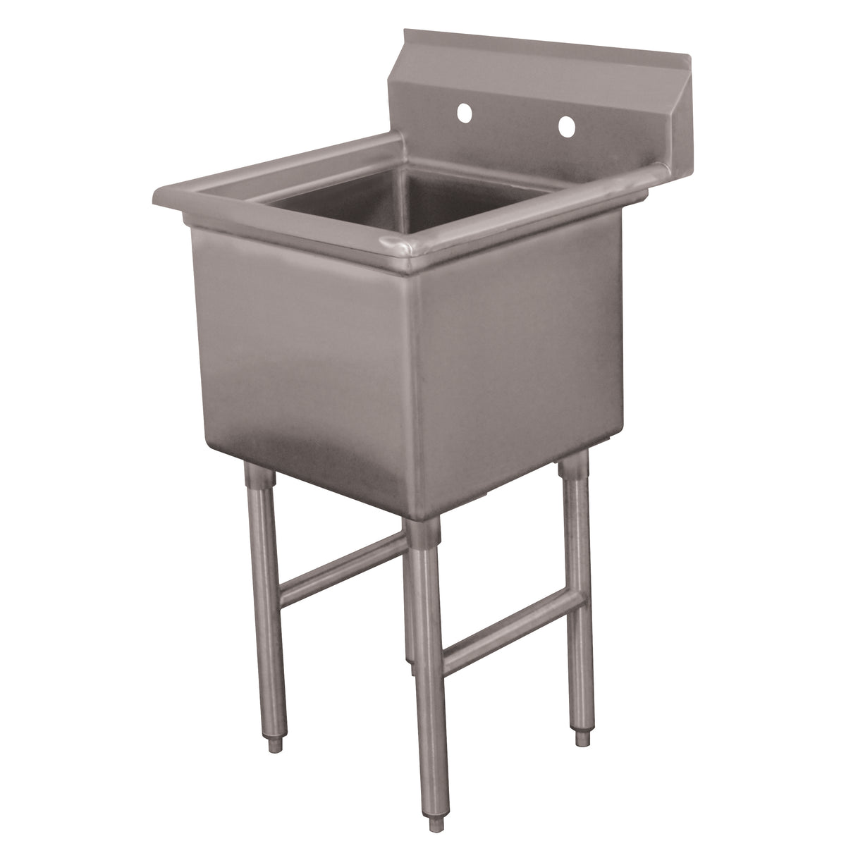 Advance Tabco FC-1-3624 41" One Compartment Sink, 36"W x 24"L Bowl Without Drainboards