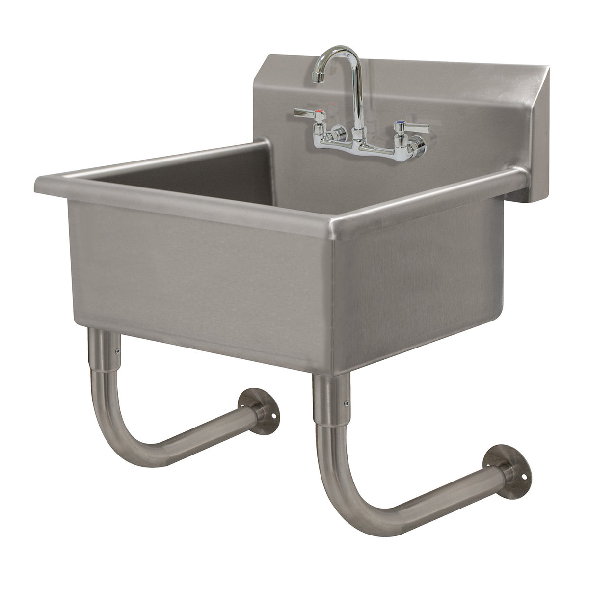 Advance Tabco FC-WM-2219-F 23" Wall Mounted Hand Sink with Faucet - 16 gauge