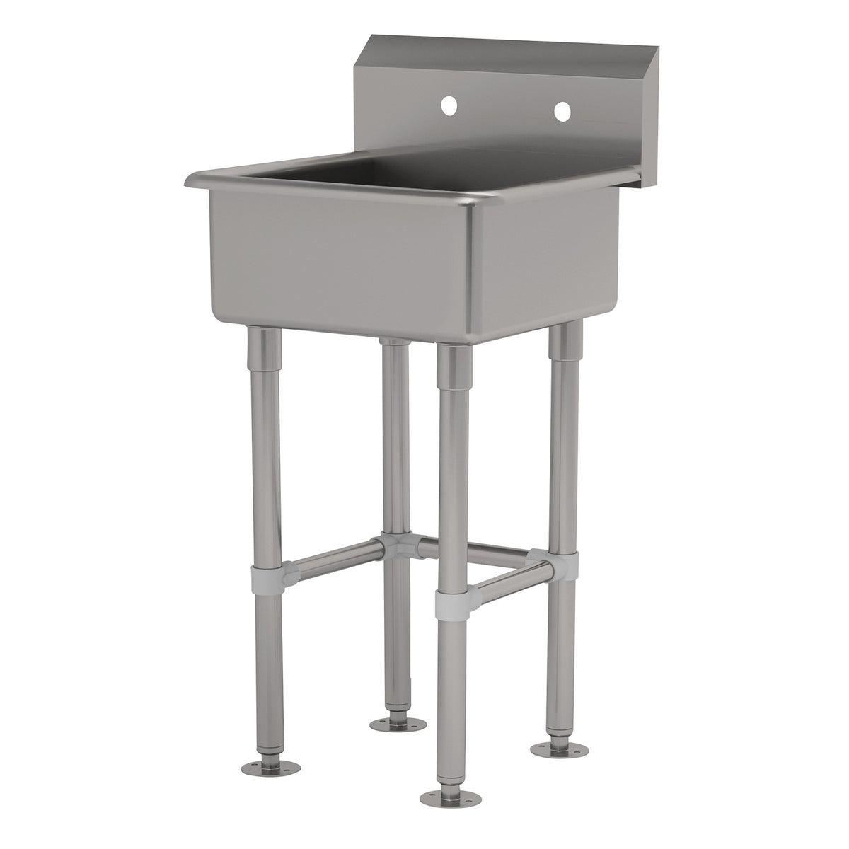 Advance Tabco FS-FM-2721 27" Freestanding Hand Sink without Faucet - 14 gauge
