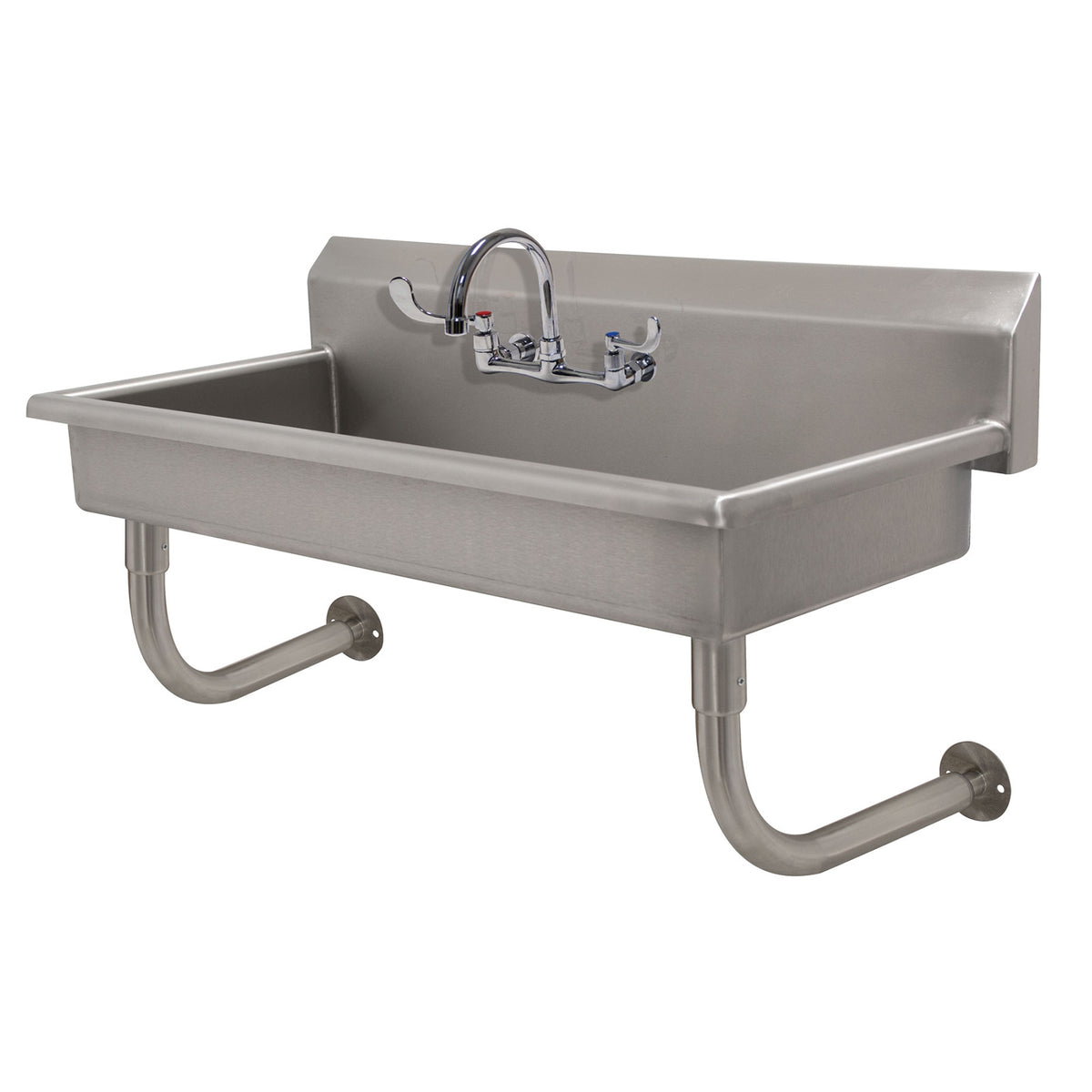 Advance Tabco FS-WM-1-ADA-F 40" Wall Mounted Hand Sink with Wrist Faucet - 14 gauge