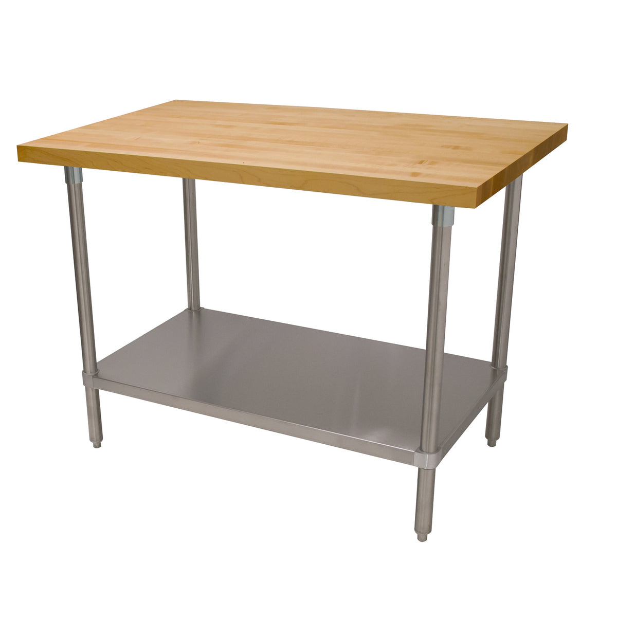 Advance Tabco H2S-244 Maple Top Work Table, 48"W X 24"D