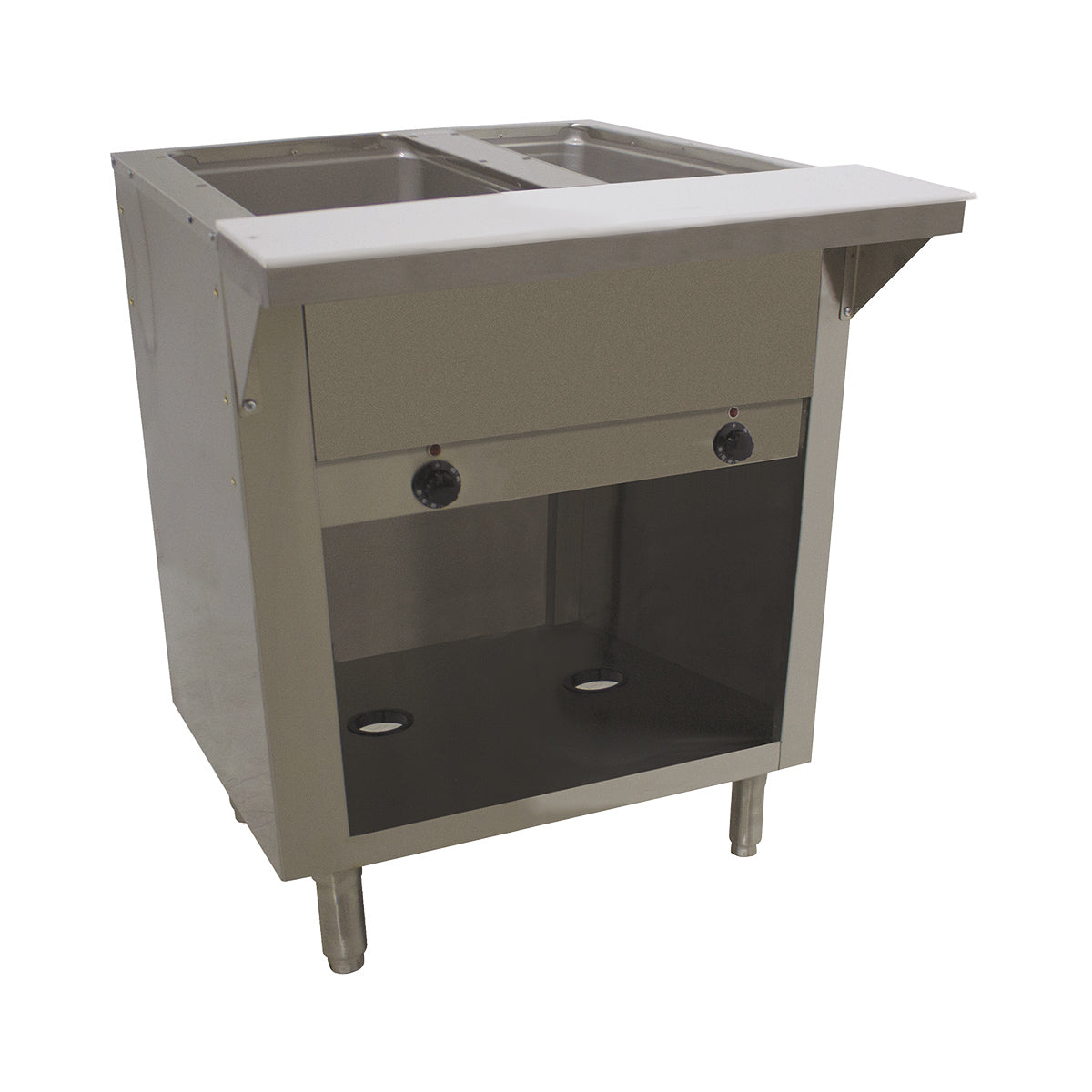 Advance Tabco HF-2E-120-BS 31" Electric Hot Food Table, (2) Open Wells