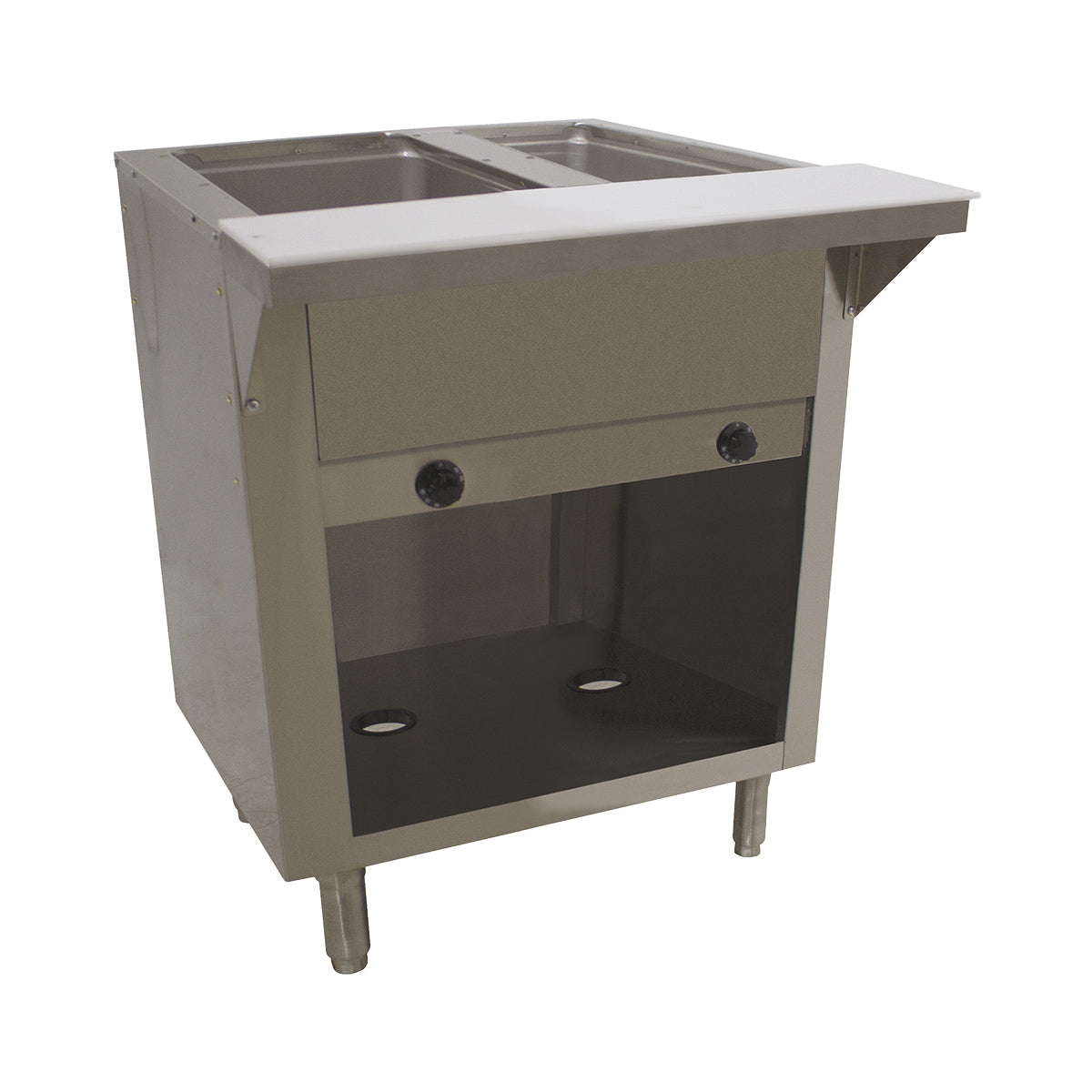 Advance Tabco HF-2G-NAT-BS 31" Natural Gas Hot Food Table, (2) Open Wells
