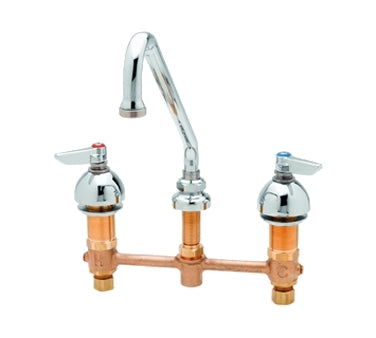 Advance Tabco K-133 Faucet, (3) Hole Deck Mounted, 8" Oc, 9" Swing Spout