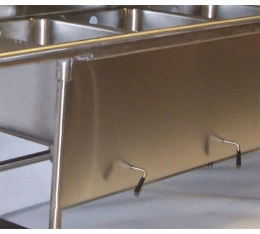 Advance Tabco K-500A Apron with Lever Drain Support Holes, To Cover Sink Bowls