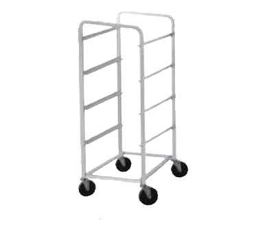 Advance Tabco LR6 Full Height Aluminum Mobile Lug Rack w/ 6 Lug Capacity