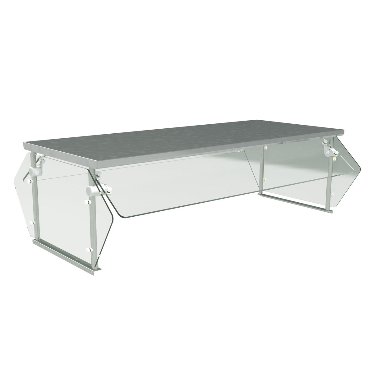Advance Tabco NSGD-26-4WELL Sleek Shield™ Food Shield, Self-Service