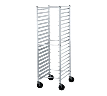 Advance Tabco PR18-3KS Mobile Full Height End Load Bun / Sheet Pan Rack w/ 18 Pan Capacity