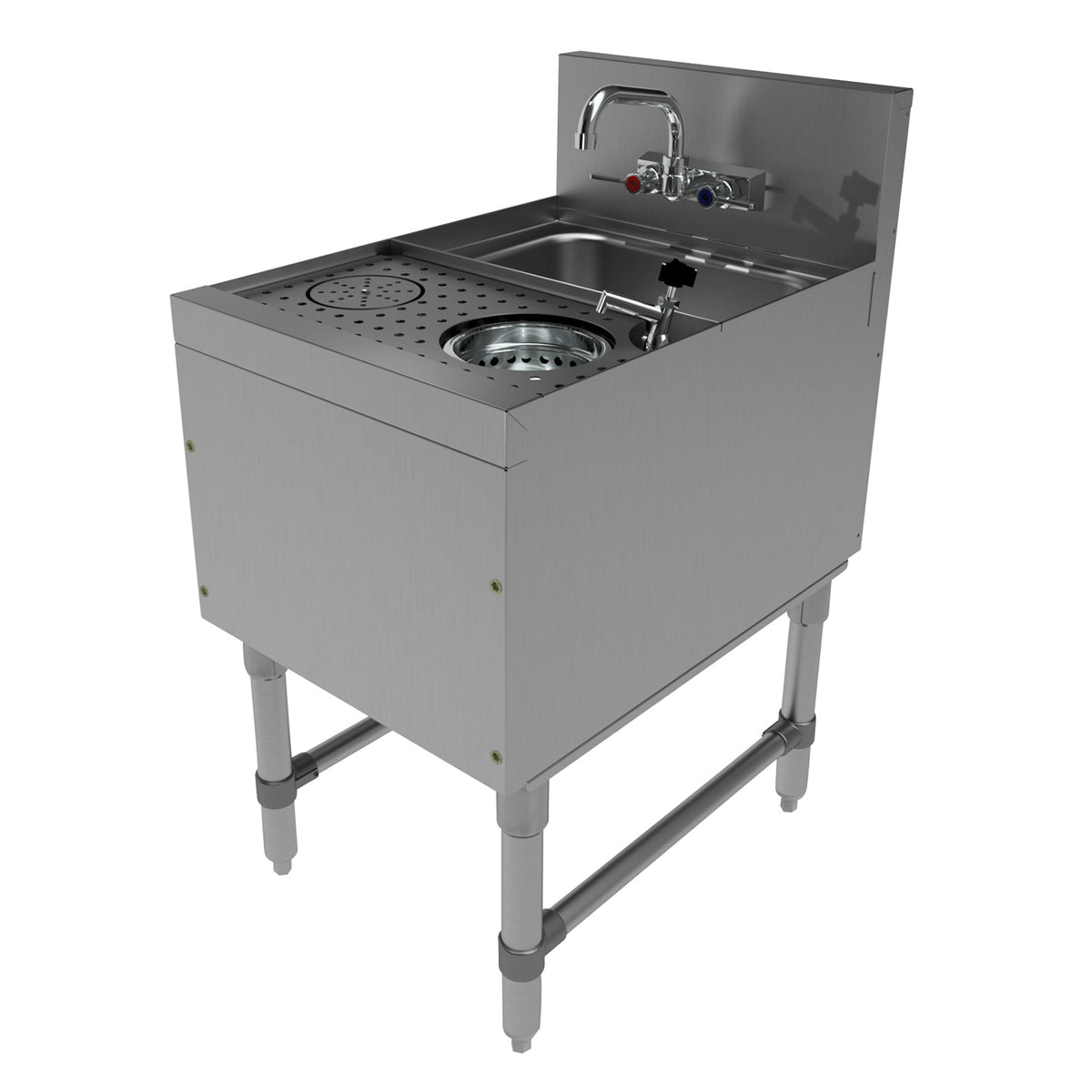 Advance Tabco PRCS-25-18 Underbar Sink Units, 1 Compartment without Drainboard