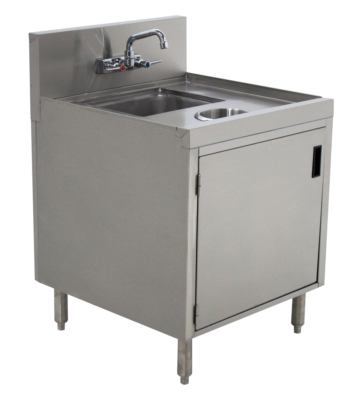 Advance Tabco PRWC-19-18-DR Prestige Wet/Dry Waste Cabinet, Front Hinged Door