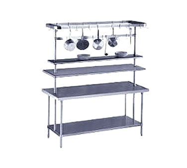 Advance Tabco PT-12-48 Overshelf, Table Mounted, Single, 48"W X 12"D