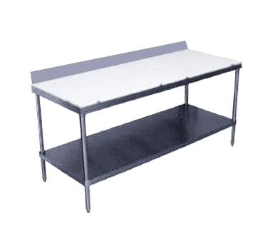 Advance Tabco SPS-2410 Poly-Top Work Table, 120"W X 24"D