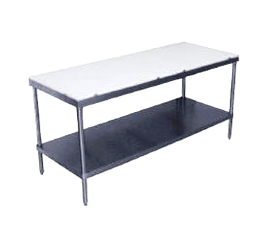 Advance Tabco SPT-3010 Poly-Top Work Table, 120"W X 30"D