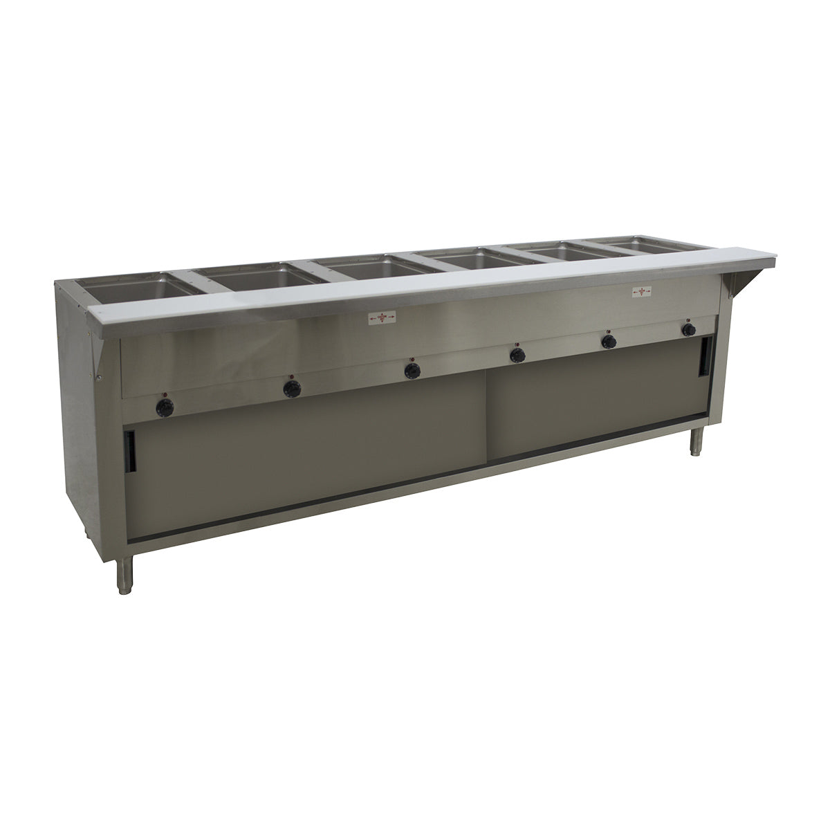 Advance Tabco SW-6E-240-DR 93" Electric Hot Food Table, (6) Sealed Wells