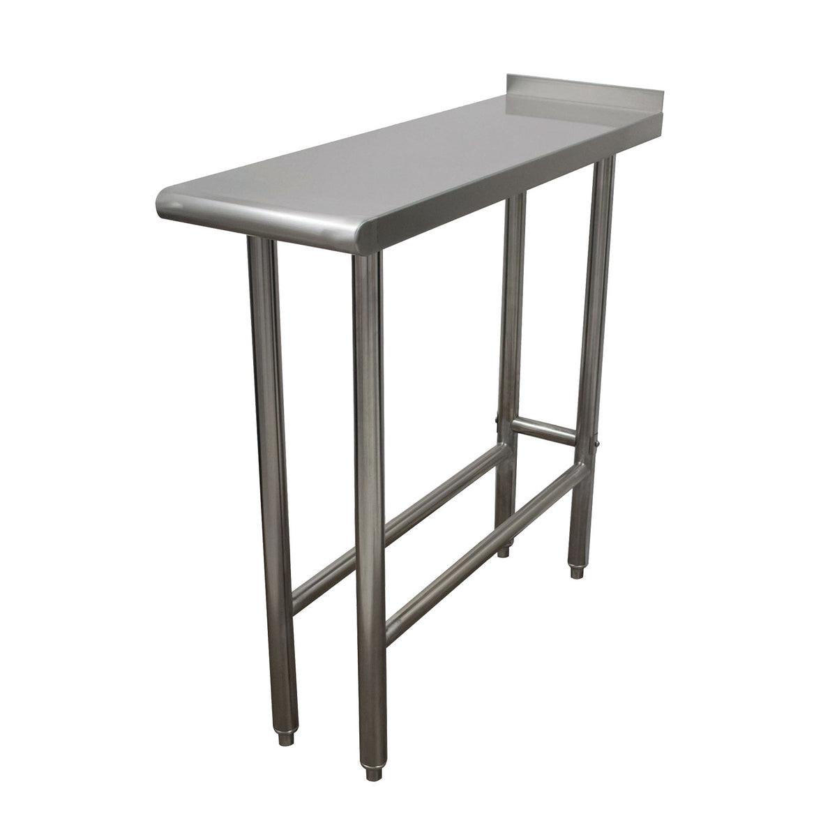 Advance Tabco TFMS-183 18" x 36" 16-Gauge Stainless Steel Equipment Filler Table with Open Base