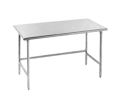 Advance Tabco TMG-363 36" x 36" 16-Gauge Stainless Steel Work Table with Open Base