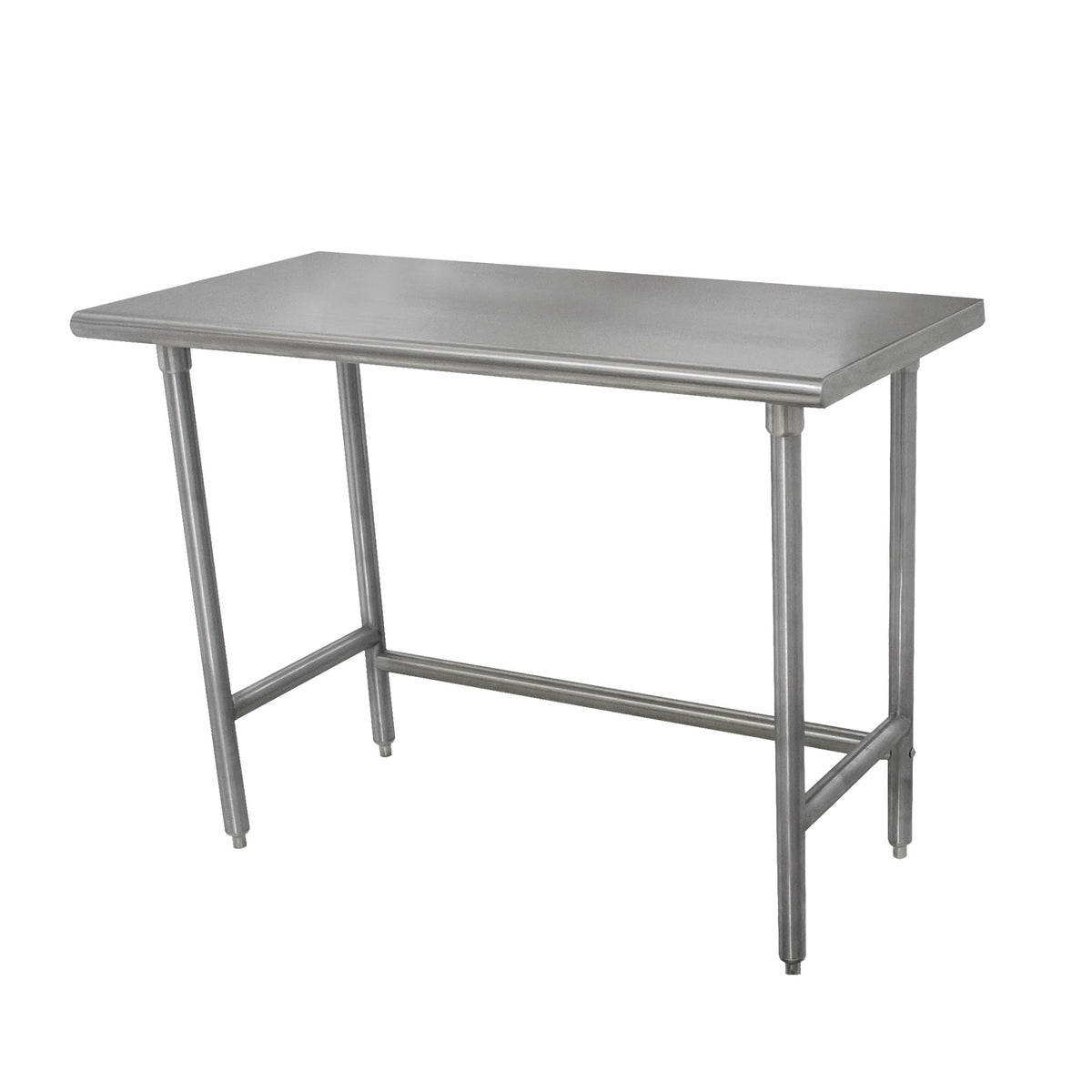 Advance Tabco TMSLAG-365-X 60" Open Base Work Table with Side & Rear Crossrails, Flat Top
