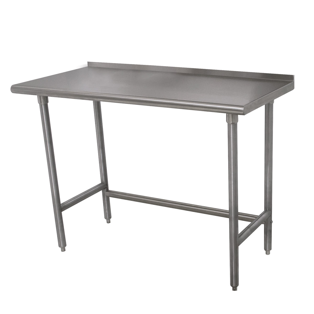 Advance Tabco TSFLAG-306-X 72" x 30" 16-Gauge Stainless Steel Work Table with Open Base