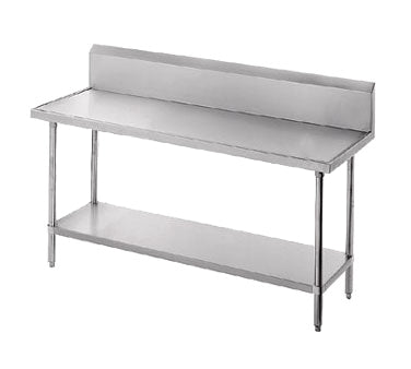 Advance Tabco VKG-366 72" x 36" 14-Gauge Stainless Steel Work Table with Adjustable Undershelf