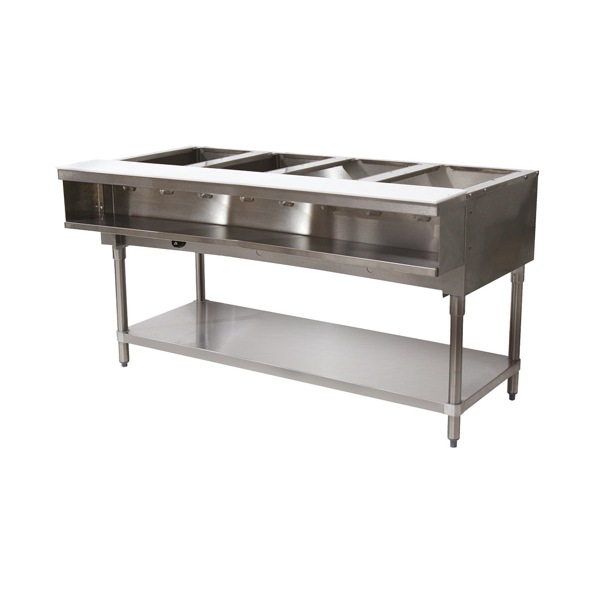 Advance Tabco WB-4G-LP 62" Liquid Propane Water Bath Hot Food Table, (4) Open Wells