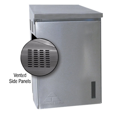Advance Tabco WCH-15-24-300 24" 300 Stainless Steel Wall Mounted Cabinet w/ Hinged Doors