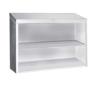 Advance Tabco WCO-15-96 430 Stainless Steel Open Wall Mounted Cabinet - 96" x 15"