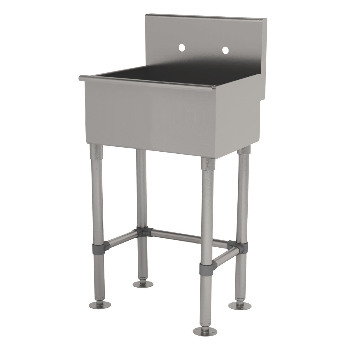 Advance Tabco WSS-16-31-FM 31" Freestanding Hand Sink without Faucet - 16 gauge