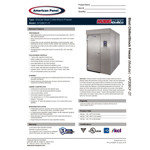 Spec Sheet