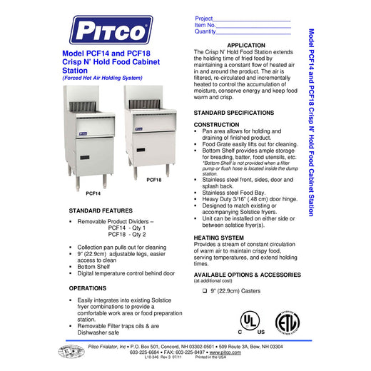 Spec Sheet