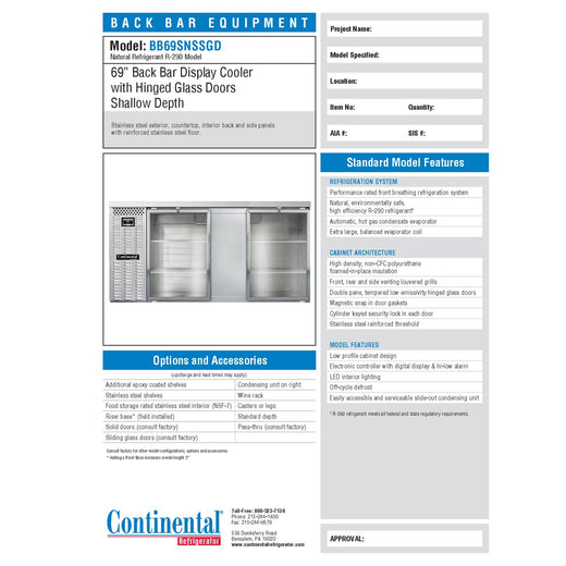 Spec Sheet