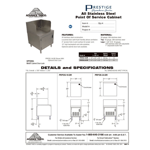 Spec Sheet
