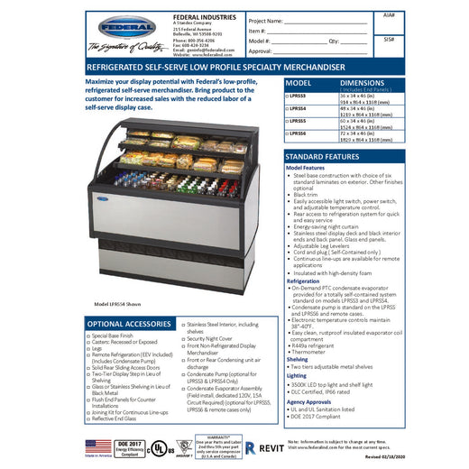 LPRSS3 Spec Sheet