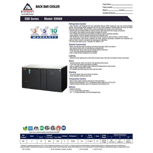 Spec Sheet