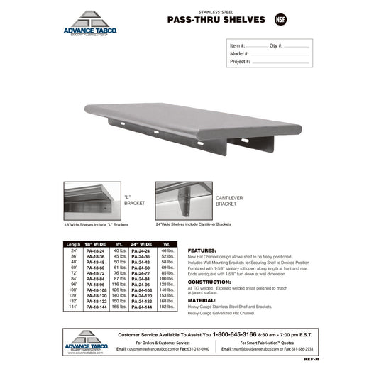 Spec Sheet