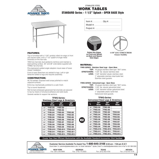 Spec Sheet