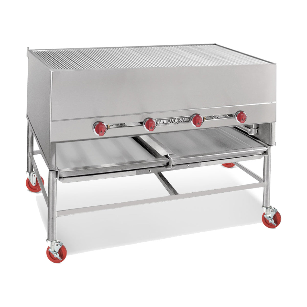 American Range AR-CCB-4827 48" x 27" Gas Horizontal Chicken Broiler w/ (4) Burners, 160.000 BTU