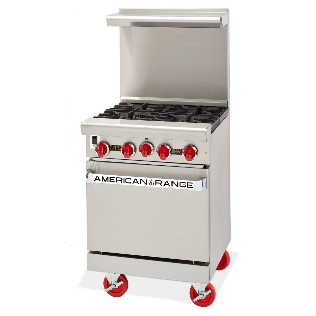 American Range ARGF-12G-2B-SB 24" Gas Restaurant Range