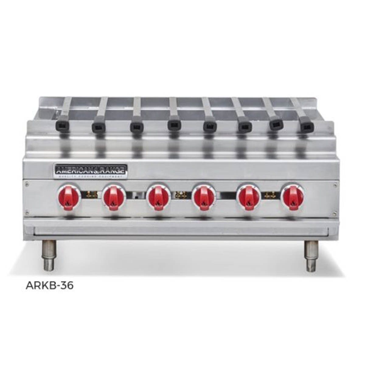 American Range ARKB-24 24" Countertop Gas Radiant Kebob Broiler w/ (4) Burners, 120.000 BTU