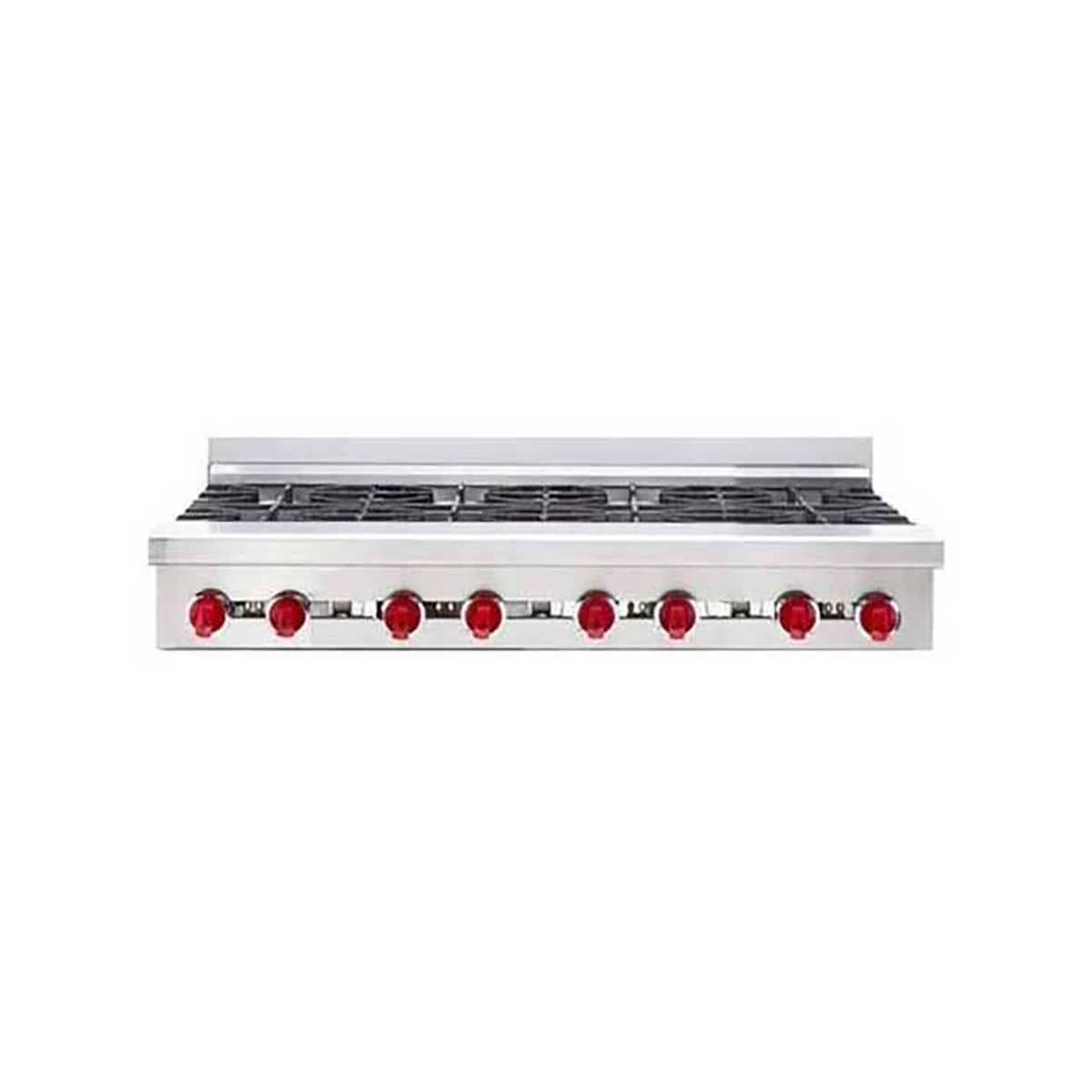 American Range ARSHP-48-8 48" Countertop Gas Hotplates w/ (8) Burners, 30" Depth, 256.000 BTU