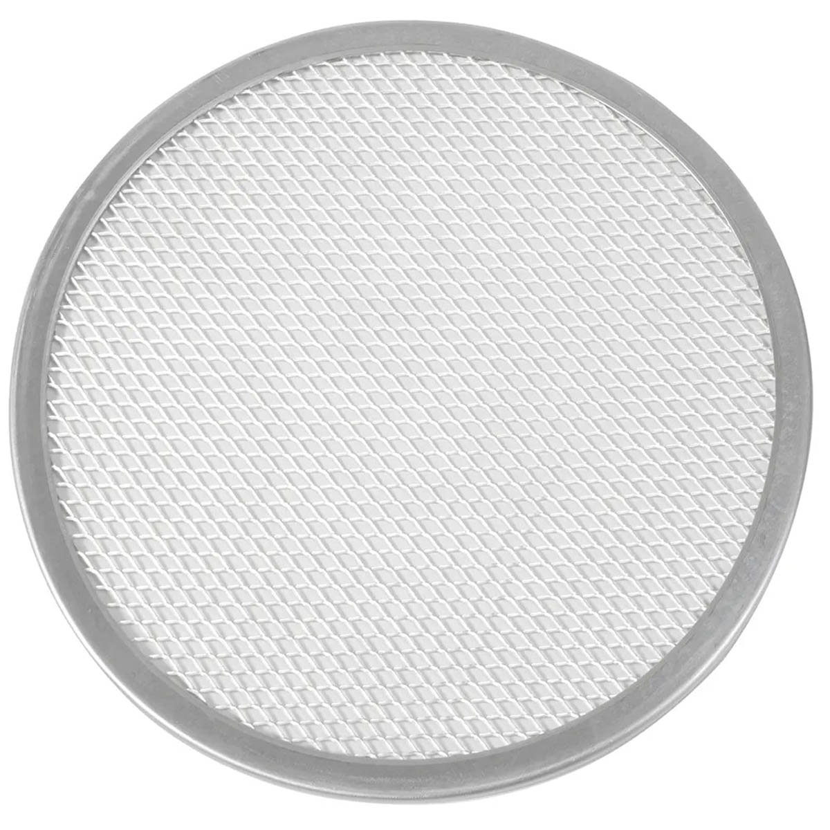 Winco APZS-10 Seamless 10" Aluminum Mesh Pizza Screen - Round
