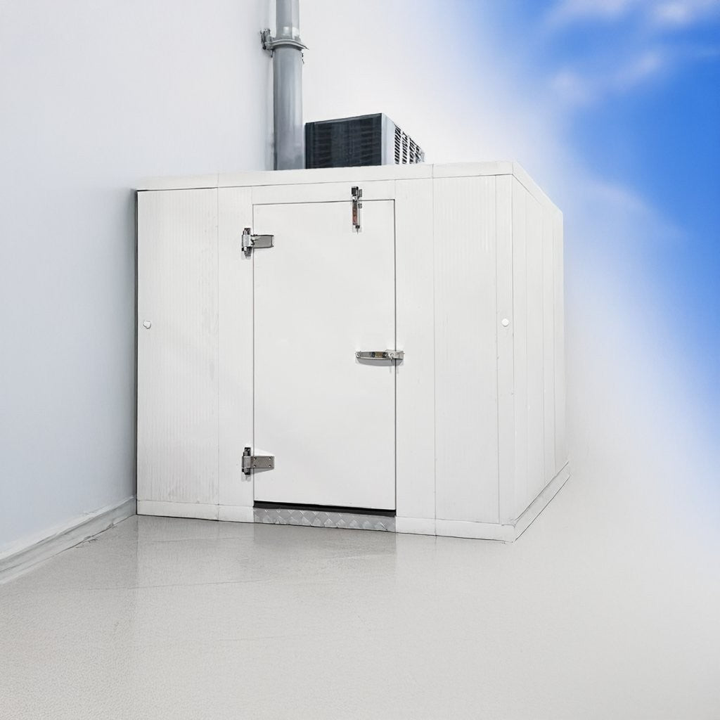 Astra 6 x 6 Walk-In Cooler with Floor + Top Mount Refrigeration CWF6X6