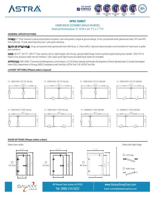 CMB10X25 - Spec Sheet