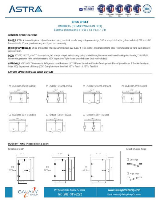 CMB8X15 - Spec Sheet